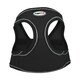 image 1 of HugglePets Step In Air Mesh Dog Harness Black | L