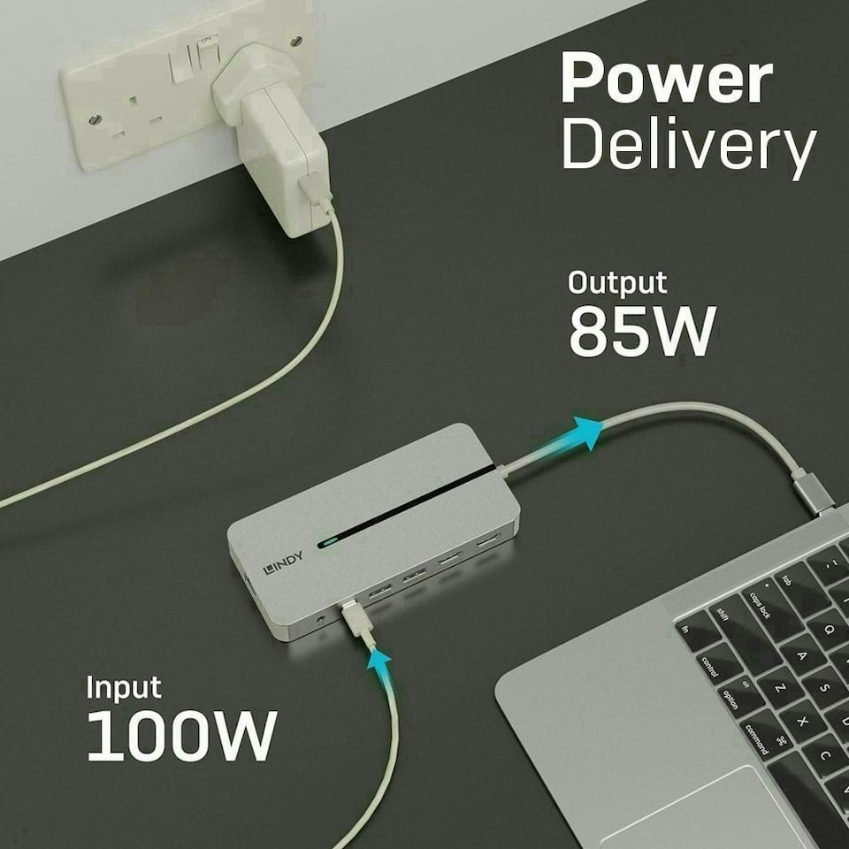 image 1 of DST-Mx Duo Laptop / Mac Compatible Docking Station | USB-C | 2x 4K HDMI® | 100W PD