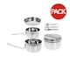 image 1 of Summit Tiffin Set (Pack of 6) - Silver - One Size
