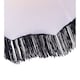 image 4 of Traditional Victorian Empire Lamp Shade in Jet Black Velvet with Long Tassels | Black | Black | 1
