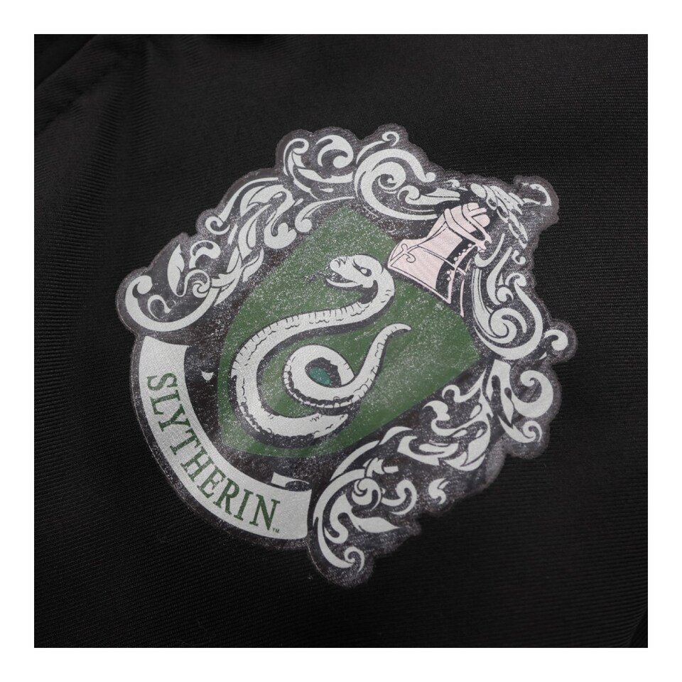 image 1 of Harry Potter Costume - Slytherin Cloak, Tie, Tattoos, Glasses & Wand | Multi | S