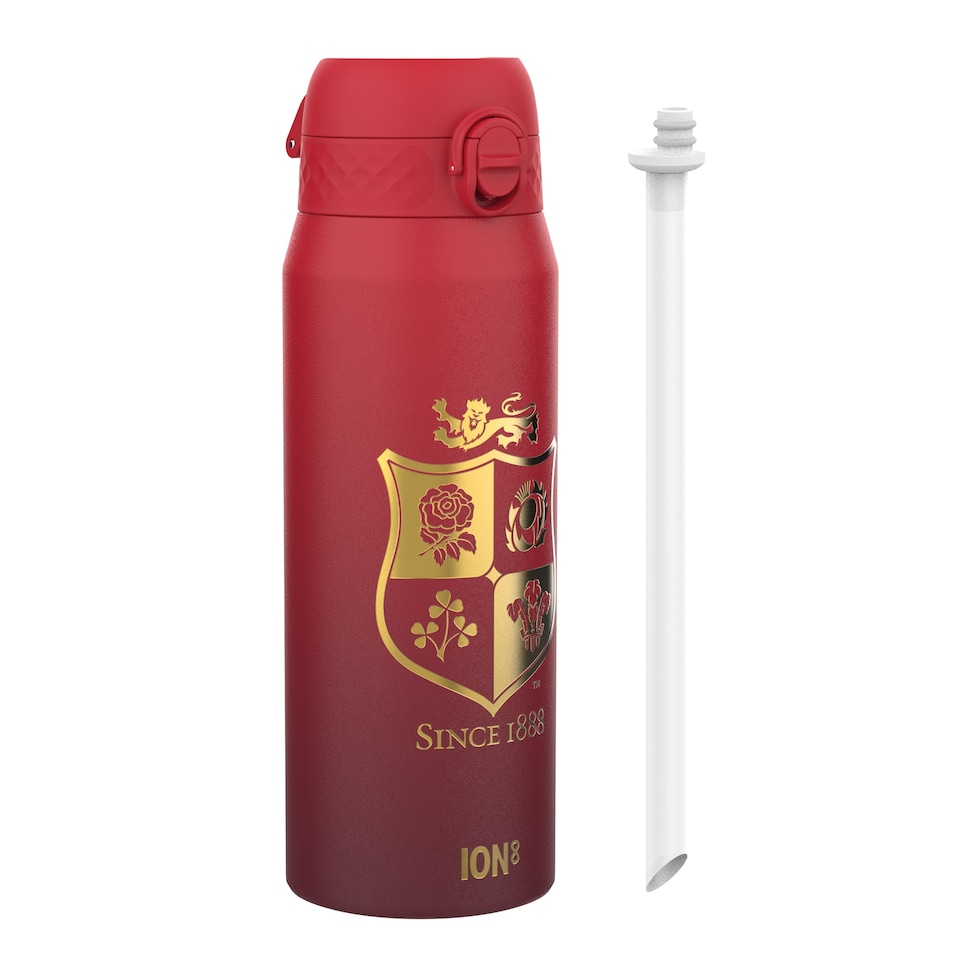 image 1 of BIL Rugby x Sports Leak Proof Water Bottle, Vacuum Insulated, 750ml (24oz) | Red | BIL Sea Of Red | One Size