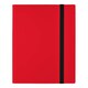 image 1 of PokeProtection Trading Card Binder with Strap Closure and 360 Card Capacity in Red | Red | Red | 1