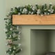 image 5 of 270cm x 25cm Frosted Glacier Christmas Garland with Pine Cones
