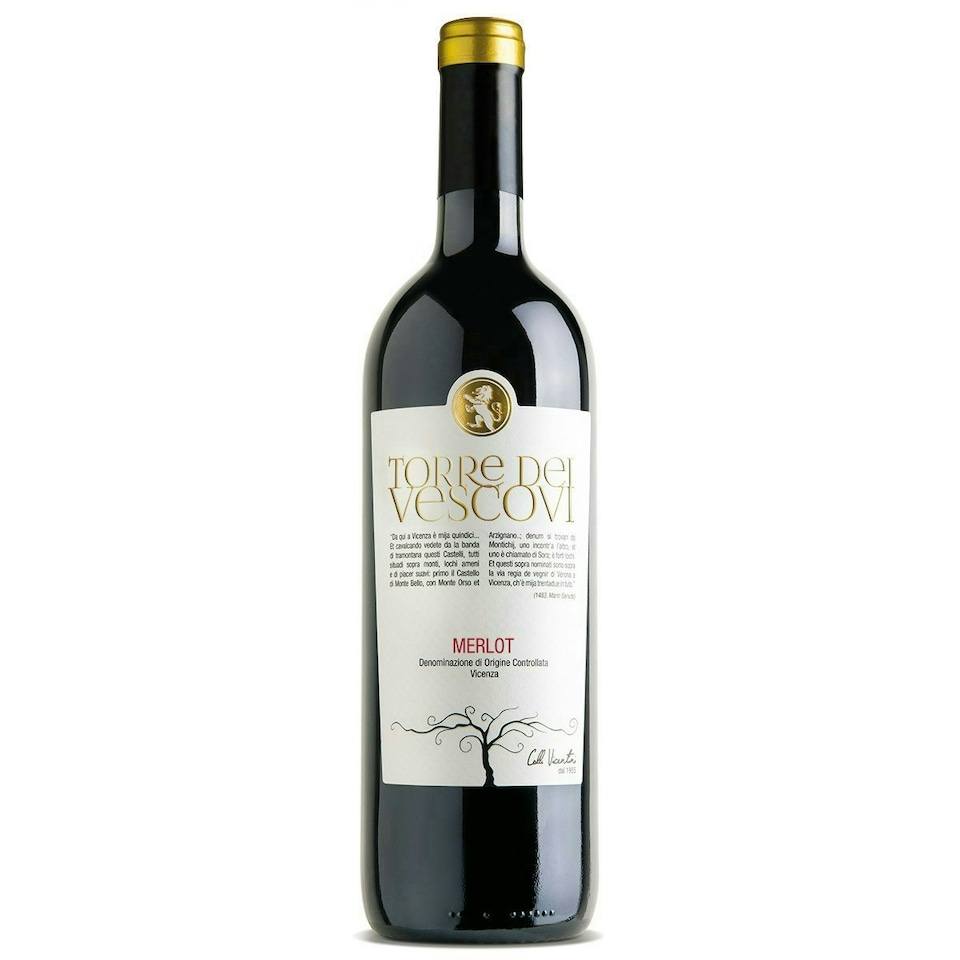 Torre dei Vescovi Merlot 75cl - Italian Red Wine