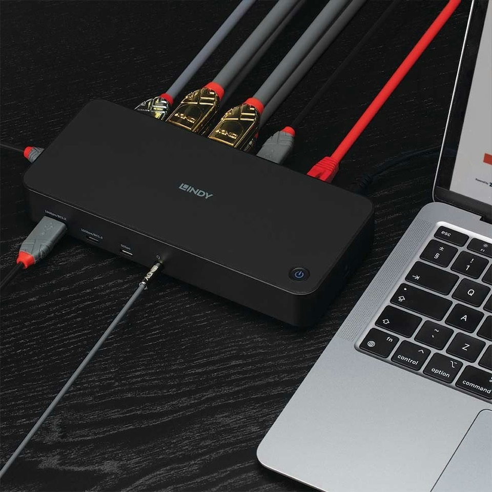 image 1 of DST-Pro Universal Laptop Docking Station | USB-C & USB-A | 3x 4K HDMI®/DP | 100W PD