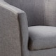 image 2 of Fabric Tub Chair Colour Range Wooden Legs Armchair Living Room Modern Office | Grey