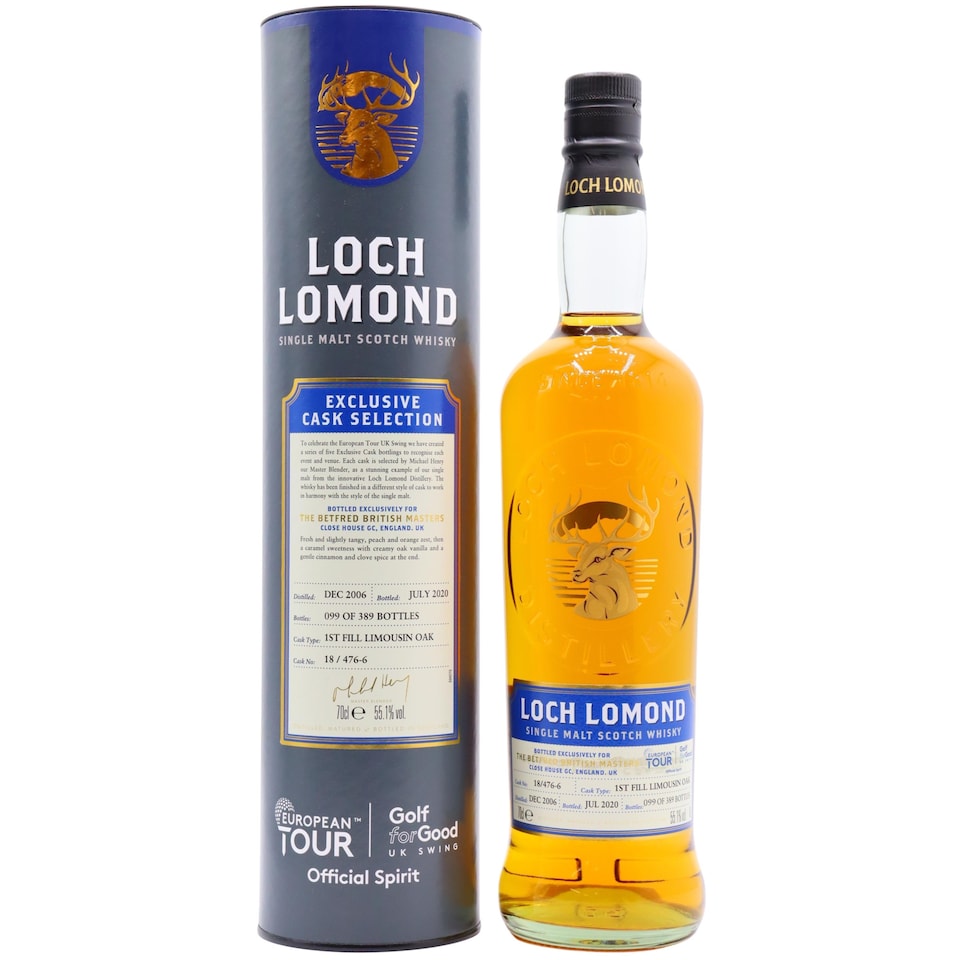 Loch Lomond - European Tour - British Masters Single Cask 2006 14 year old Whisky