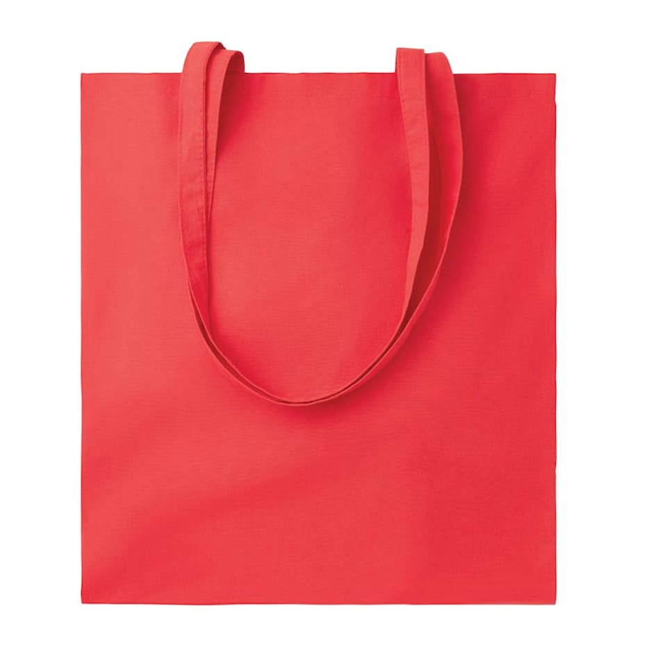 image 1 of MidOcean Tura Colour Organic Cotton Shopper Bag - Red - One Size Red