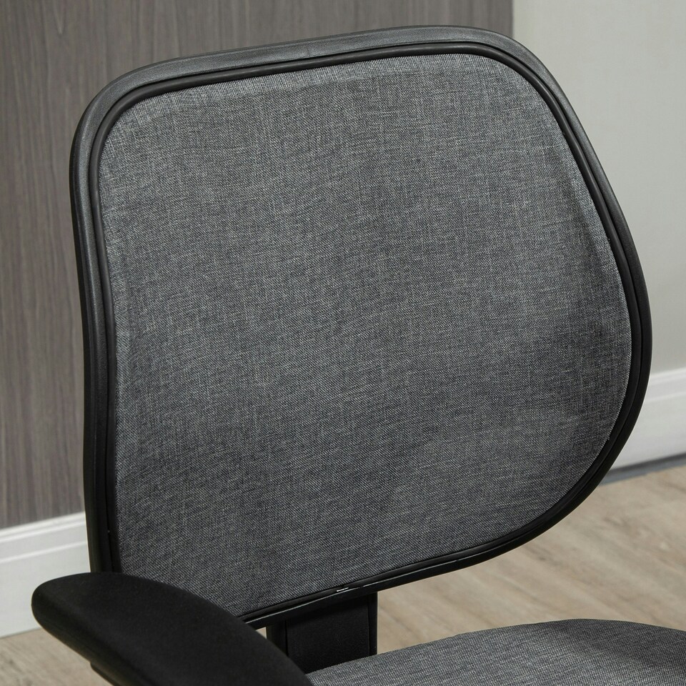 image 1 of Vinsetto Drafting Chair Tall Office Stand Desk Chair with Foot Ring, Arm, Wheel