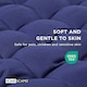 image 3 of Homescapes Garden Bench Cushion Luxury 2 Seater 100% Cotton Indoor Outdoor Seat Pad Navy Blue | 108 x 42 cm
