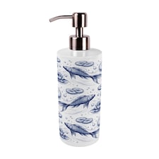 Koi Fish Stainless Steel Soap Dispenser - Pump Action Refillable Bathroom & Kitchen Decor