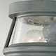 image 2 of Chelsea Harbor 2 Light Outdoor Flush Ceiling Light Storm Cloud IP44, E27