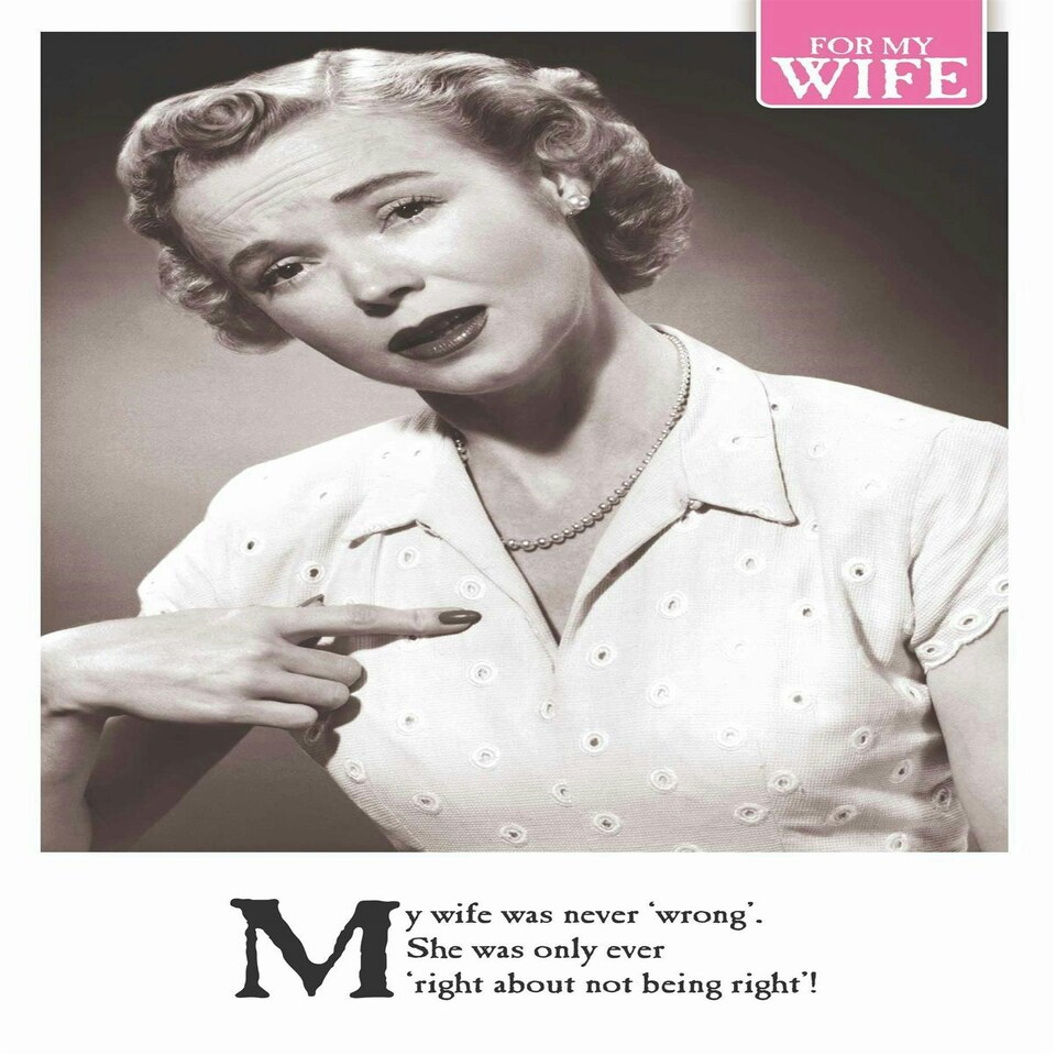 On the Ceiling, Wife Birthday Card, Birthday Card Wife, Funny Birthday Card Wife