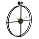 image 3 of Hometime Round Wall Clock Cut Out Design 72 cms Black | Gold