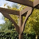 image 4 of Premium Pergola - Wood - L360 x W480 x H270 cm - Rustic Brown