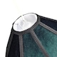 image 4 of Traditional Victorian Empire Lampshade in Dark Emerald Velvet with Tassels | Green