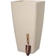 image 1 of Primrose Stone Effect Resin Indoor Outdoor Flared Planter Trough in White 76cm