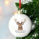image 5 of Personalised Watercolour Stag Bauble