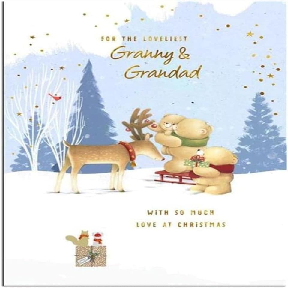 image 1 of Forever Friends Granny & Grandad Christmas Card
