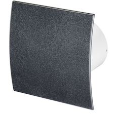 100mm Humidity Sensor Extractor Fan Graphite Structure Front Panel ESCUDO Wall Ceiling Ventilation