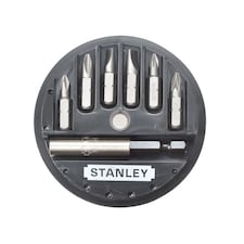 Stanley Hand Tools Slotted/phillips/pozidriv Insert Bit Set, 7 Piece - Multi Colour - One Size