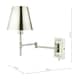 image 3 of Kensington 1 Light Swing Arm Wall Light Polished Nickel