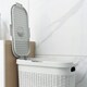 image 6 of Addis Rattan Effect Slim 40L Laundry Hamper - Light Grey