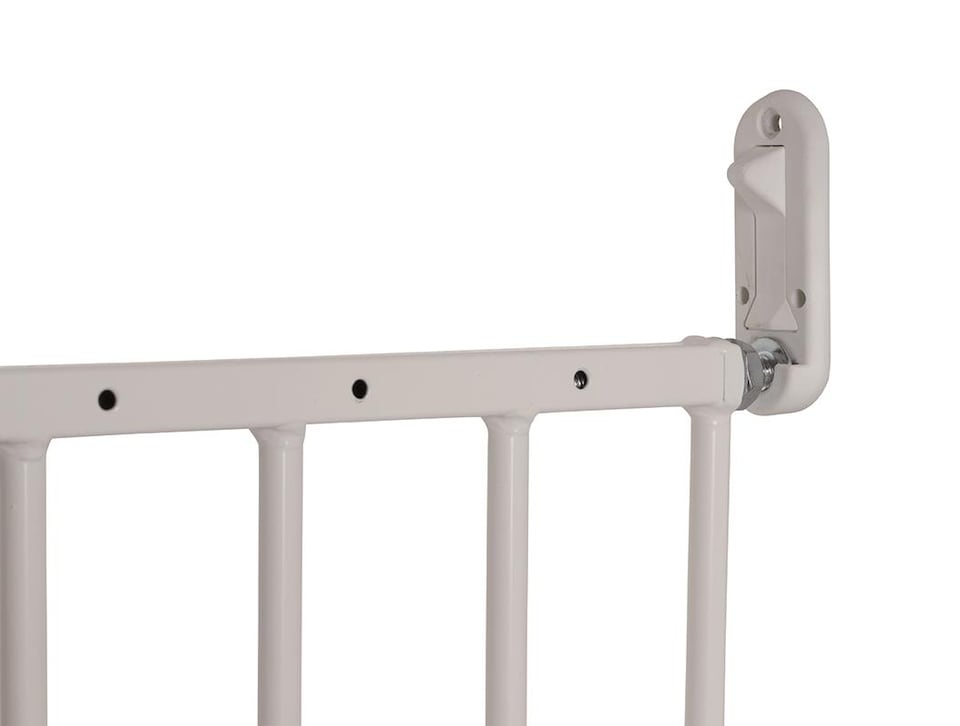 image 1 of Safetots Extra Narrow Stair Gate, White, 56.5cm - 81.5cm, Safety Gate for Toddler, Safety Barrier for Baby