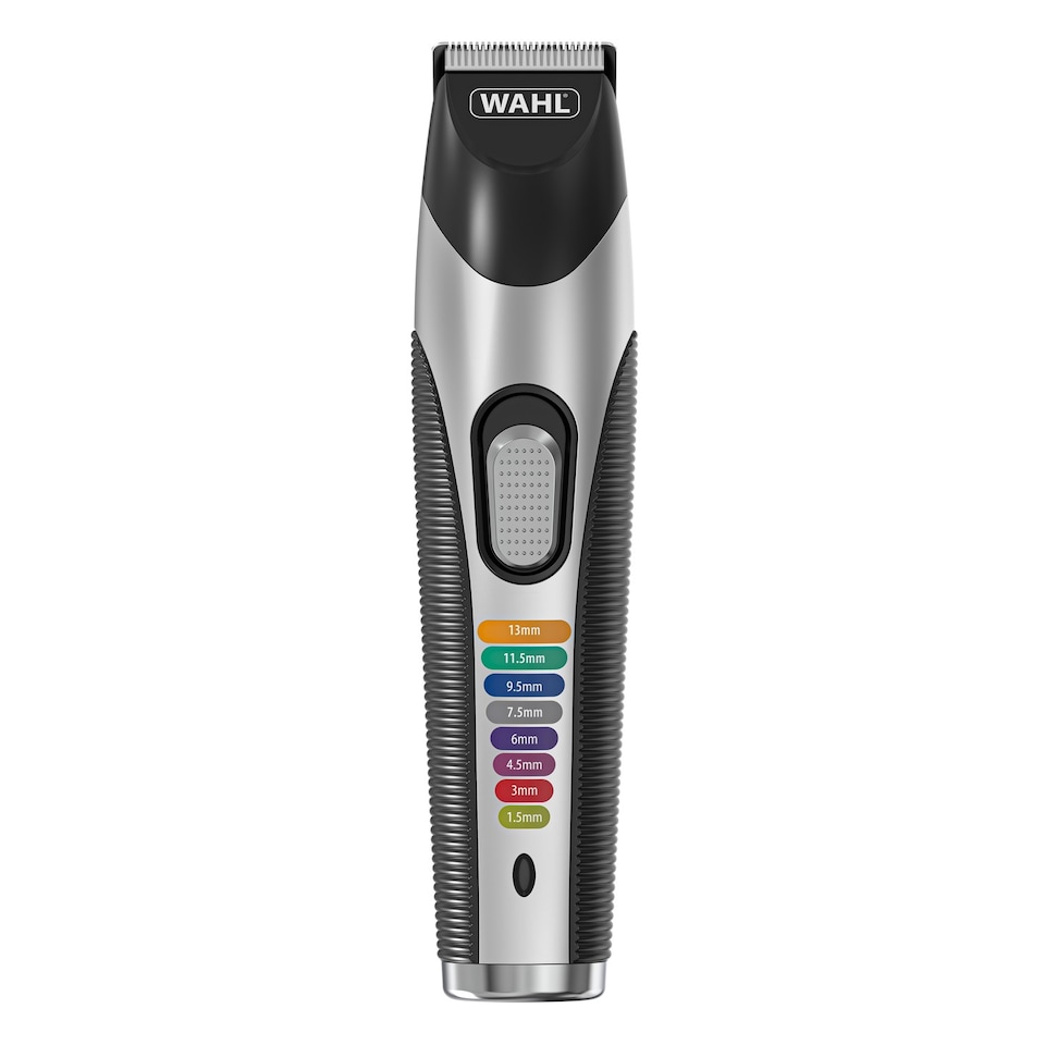 image 1 of Wahl Colour Trim Stubble and Beard Trimmer Kit Silver 9891-117