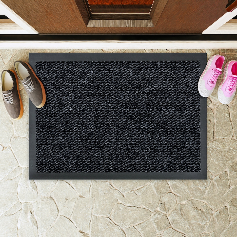 image 1 of Hometex Universal Entrance Mat - 60 x 90cm. Storm Grey