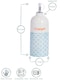 image 3 of Nicola Spring Hand-Printed Vinegar Pourer Bottle - 500ml - Blue