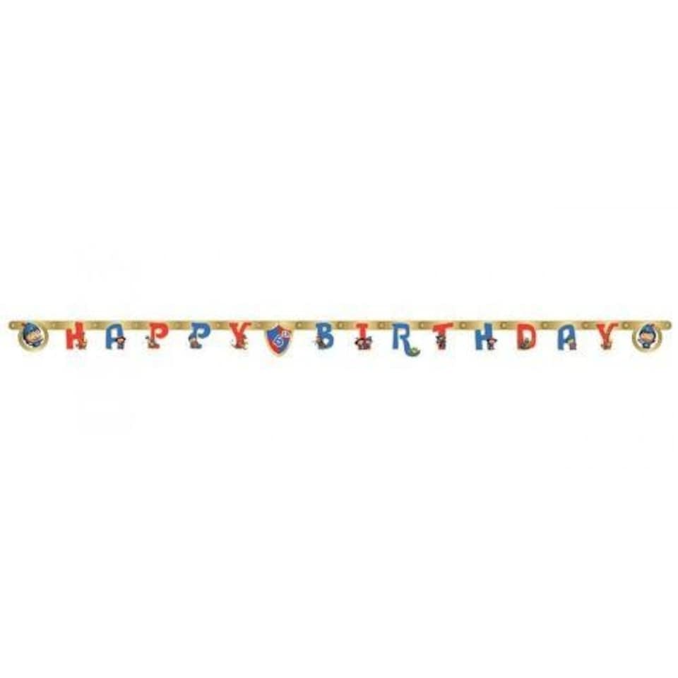 Mike The Knight Add An Age Letter 6th Birthday Banner - Multicoloured - One Size