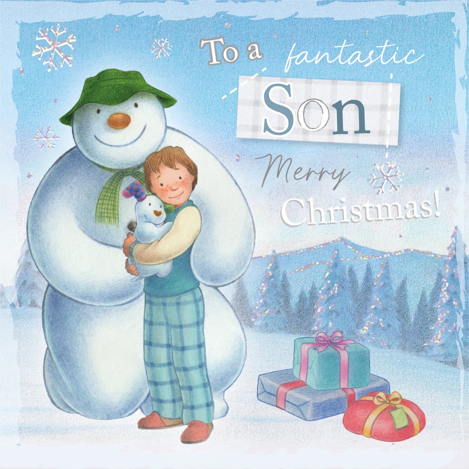 image 1 of The Snowman 'Son' Christmas Card