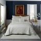 image 5 of Versailles Jacquard Bedding – Luxurious Bedlinen with Delicate Detailing Silver | Ecru | Double