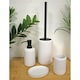 image 1 of Showerdrape Alexandria Concrete 4 Piece Bathroom Accessory Set