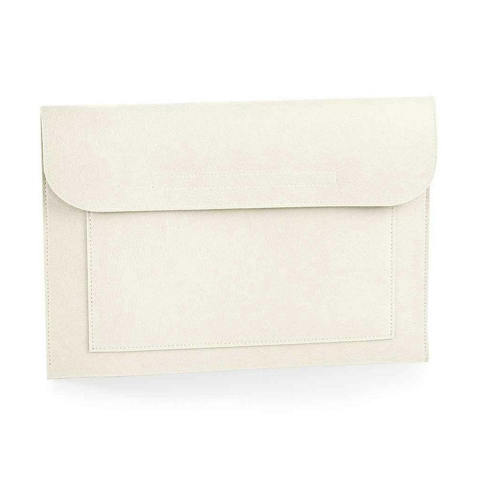 Bagbase Felt Laptop Sleeve - Soft White - One Size
