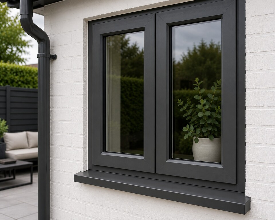 image 1 of Innov8 Coatings uPVC Paint 250ml Satin Finish - Plastic Door & Window Frame Paint - Umber Grey