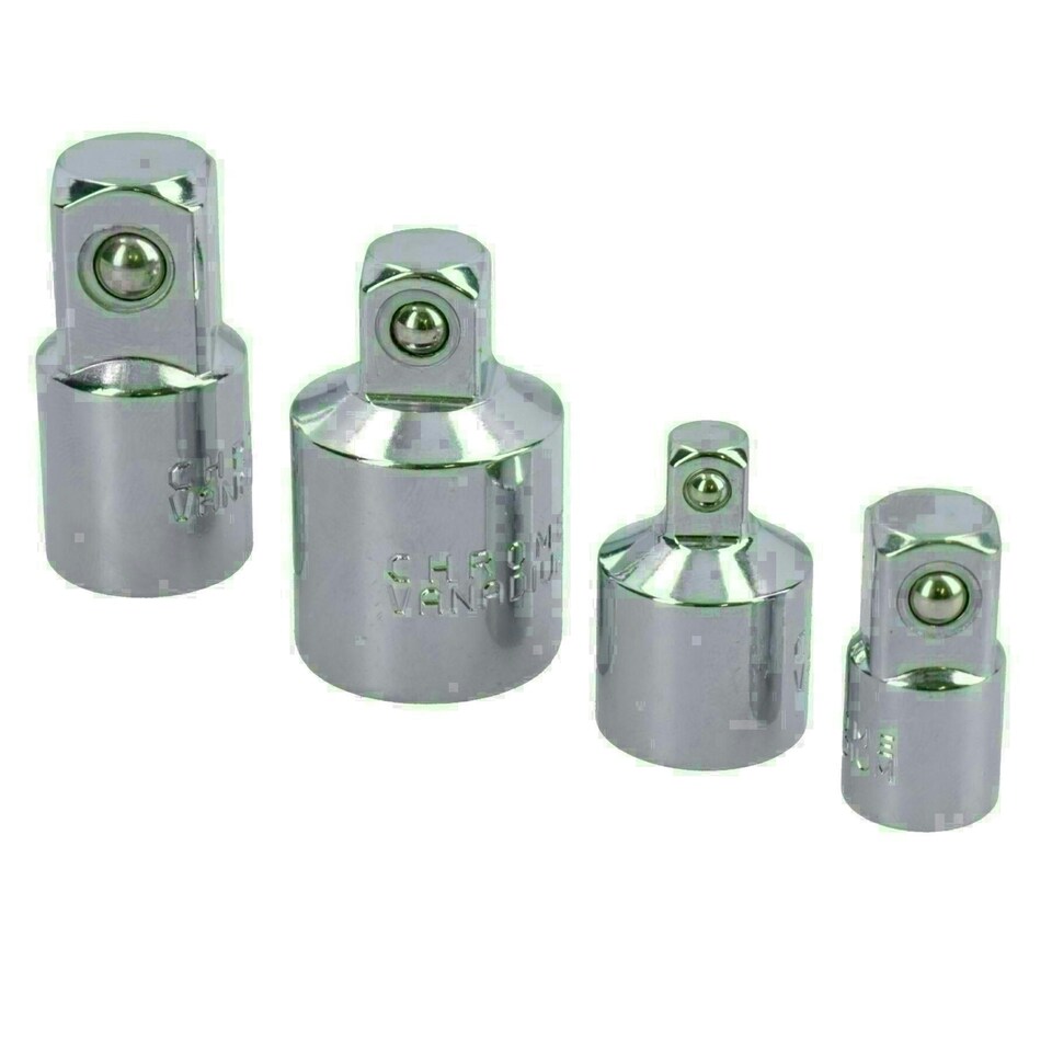 image 1 of 4pc Adapter Adaptor Set Ratchets Sockets Step Up & Down TE265