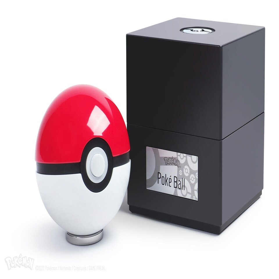 image 1 of Pokémon Die-Cast Poké Ball Replica Red