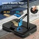 image 9 of COSTWAY Height Adjustable Basketball Hoop Basketball Goal System Brown | Standard