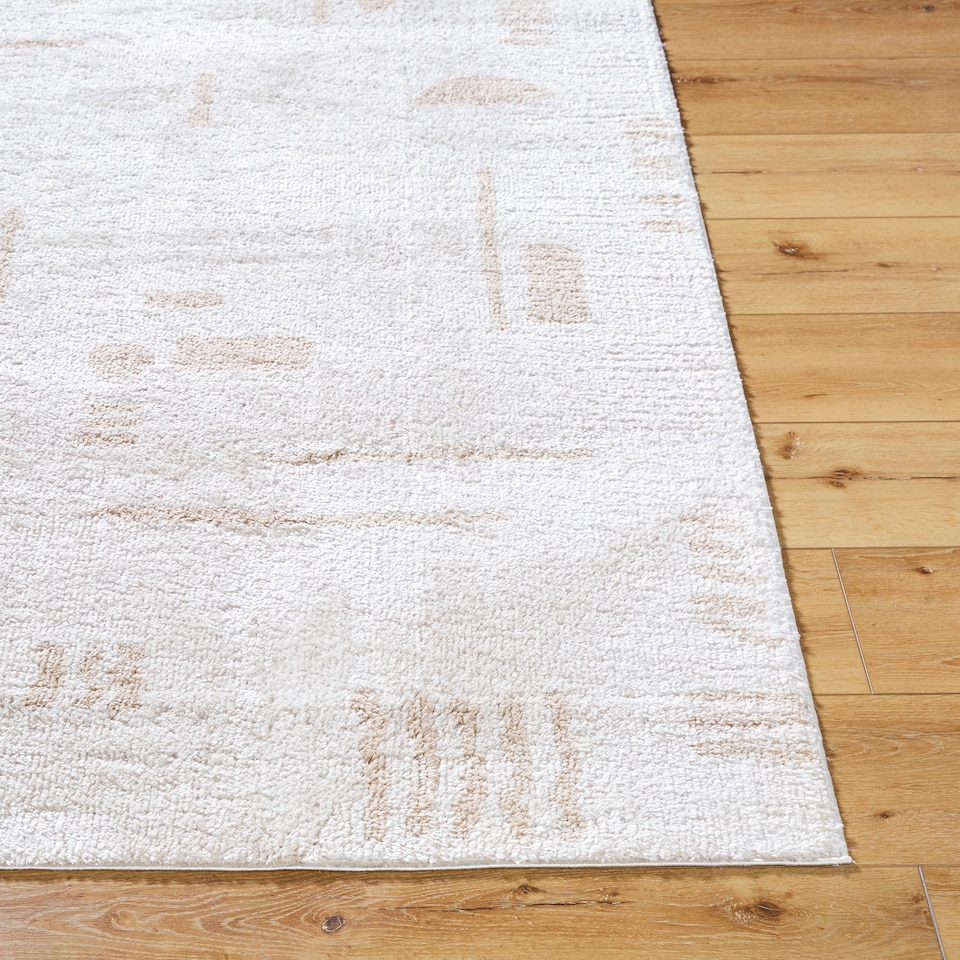 image 1 of LIVABLISS Fossay Shaggy-Washable Modern High Pile Rug 160 x 213 cm | Beige
