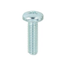 Timco - Metric Threaded Machine Screws - PZ - Pan Head - Zinc (Size M6 x 20 - 100 Pieces)