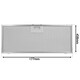 image 2 of SPARES2GO Metal Mesh Filter for Whirlpool AKR 606 650 693 769 770 772 773 Cooker Hood Extractor Vent Fan (458 x 177mm)