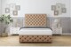 image 1 of Sloomy Watson Latte Dumfries Divan Bed With Mattress No Drawers With 54" Floor Standing Headboard & 12" Matching Footboard 4'6 Double | Brown | Latte | Double | 1