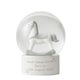 image 1 of Personalised Rocking Horse Glitter Snow Globe
