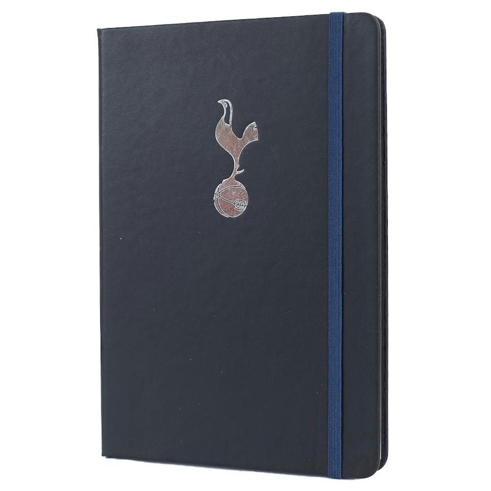 image 1 of Tottenham Hotspur FC Classic Crest Notebook - Black/Navy Blue - One Size