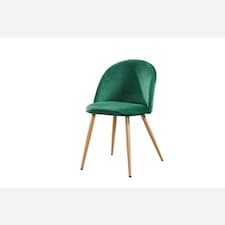Vasey Chairs Green (Pk 2) Green