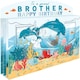 image 1 of Spectacular 3D Dolphins Under The Sea Brother Birthday Card