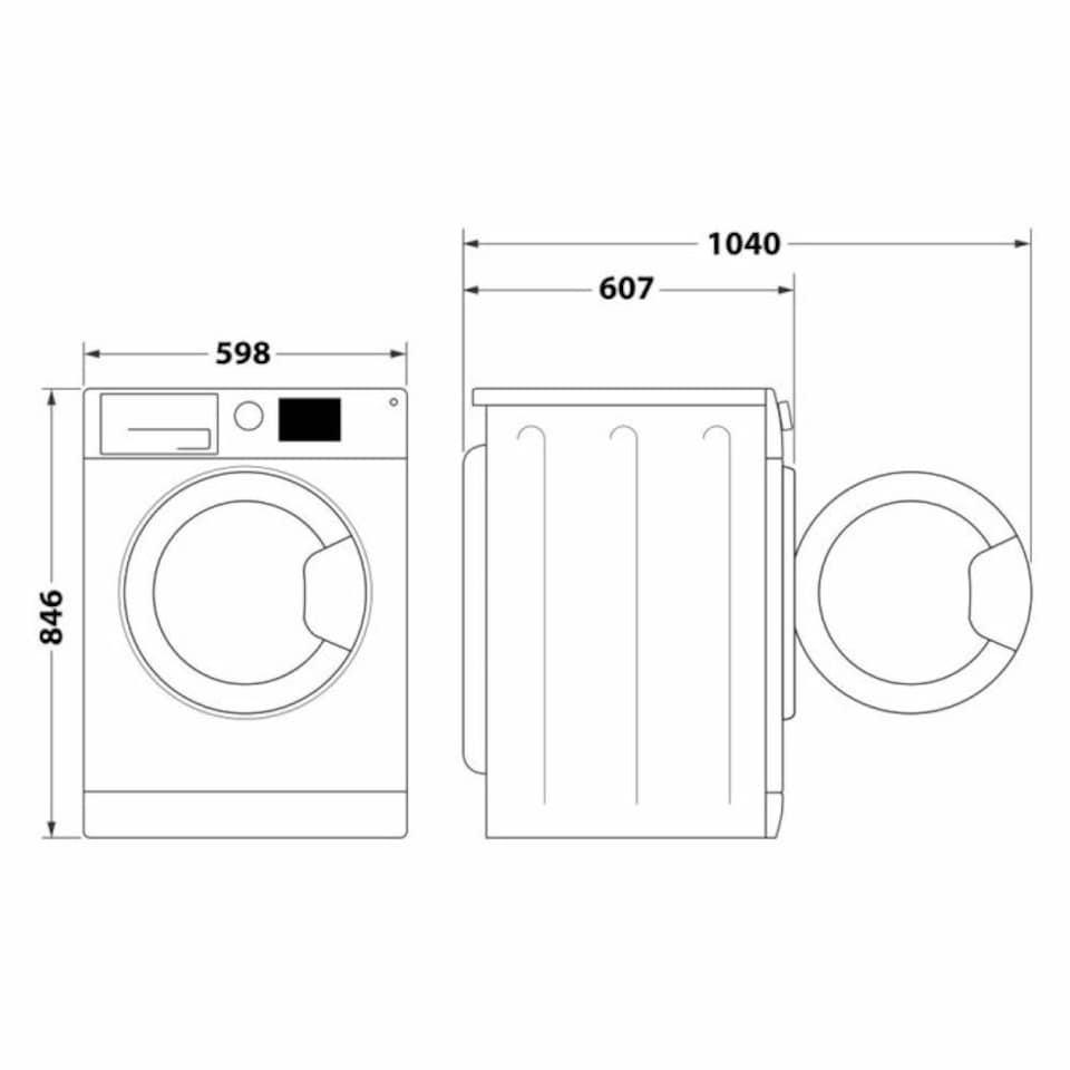 image 1 of Indesit CYD92DWWUK 9kg Load Heat Pump Dryer Steam Class A White